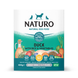 Naturo Adult Dog Duck Food Tray - 7 x 400g