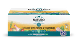 Naturo Adult Grain Free Chicken Wet Dog Food Tray - 12 x 400g