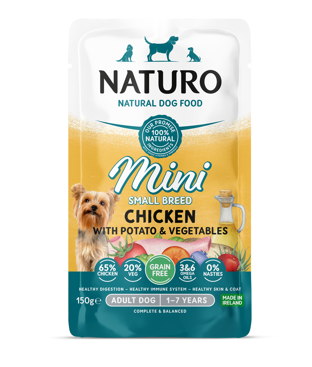 Naturo Natural Wet Dog Food – Pouches