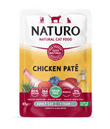 Naturo Chicken Pate Pouch Wet Cat Food - 12 x 85g