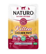 Naturo Kitten Chicken Pate Pouch Wet Cat Food - 12 x 85g
