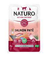 Naturo Salmon Pate Pouch Wet Cat Food- 12 x 85g