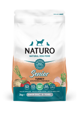Naturo Senior Dog Grain Free Turkey with Potato & Vegetables Dry Food - 2kg