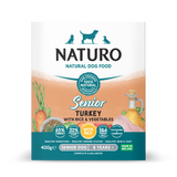Naturo Senior Dog Turkey Food Tray - 7 x 400g