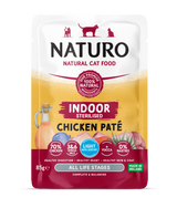 Naturo Sterilised Chicken Pate Pouch Wet Cat Food - 12 x 85g