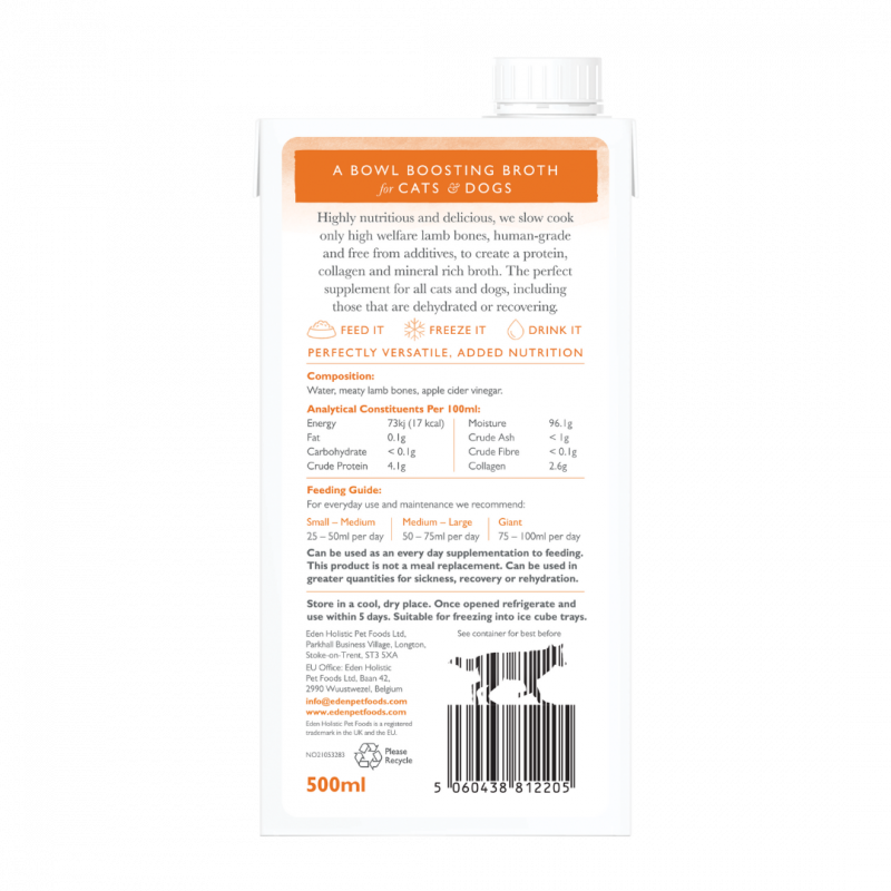 Eden Nordic Lamb Bone Broth - 500ml