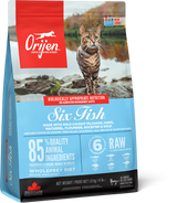 Orijen 6 Fish Dry Cat Food - 1.8kg