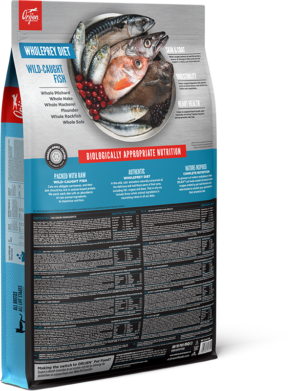 Orijen 6 Fish Dry Cat Food - 5.4kg