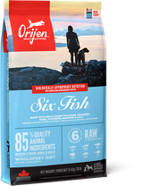 Orijen Six Fish Dry Dog Food - 11.4kg