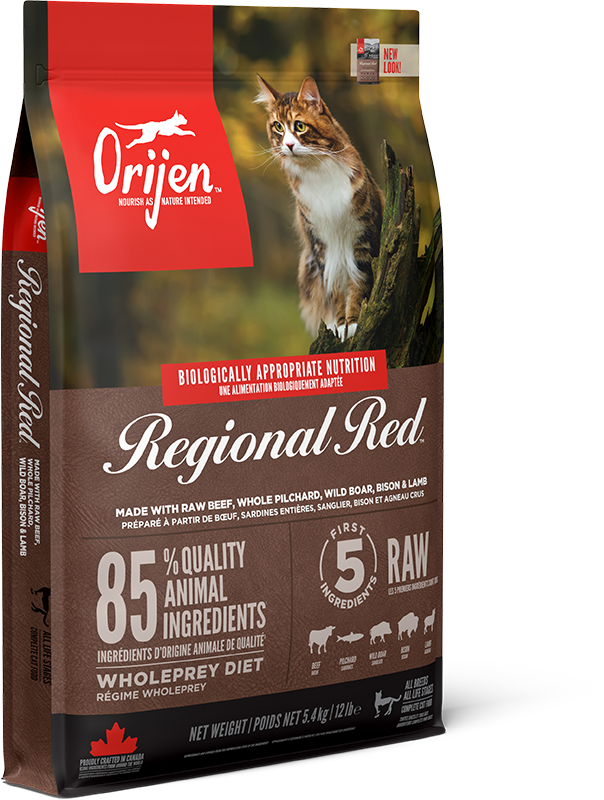 Orijen Regional Red Dry Cat Food - 5.4kg