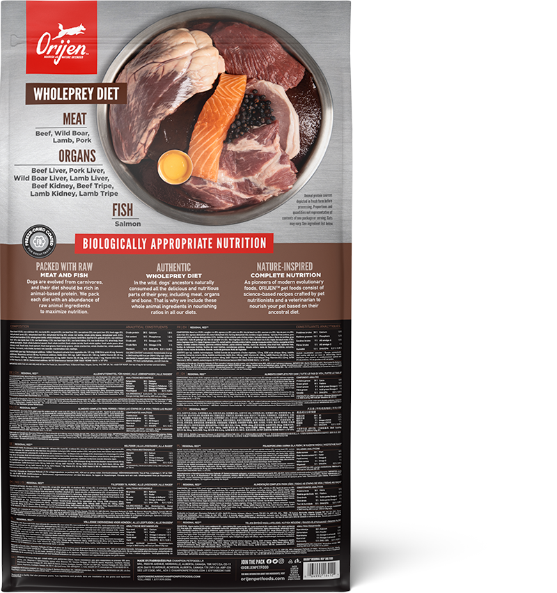 Orijen Regional Red Dry Dog Food - 11.4kg