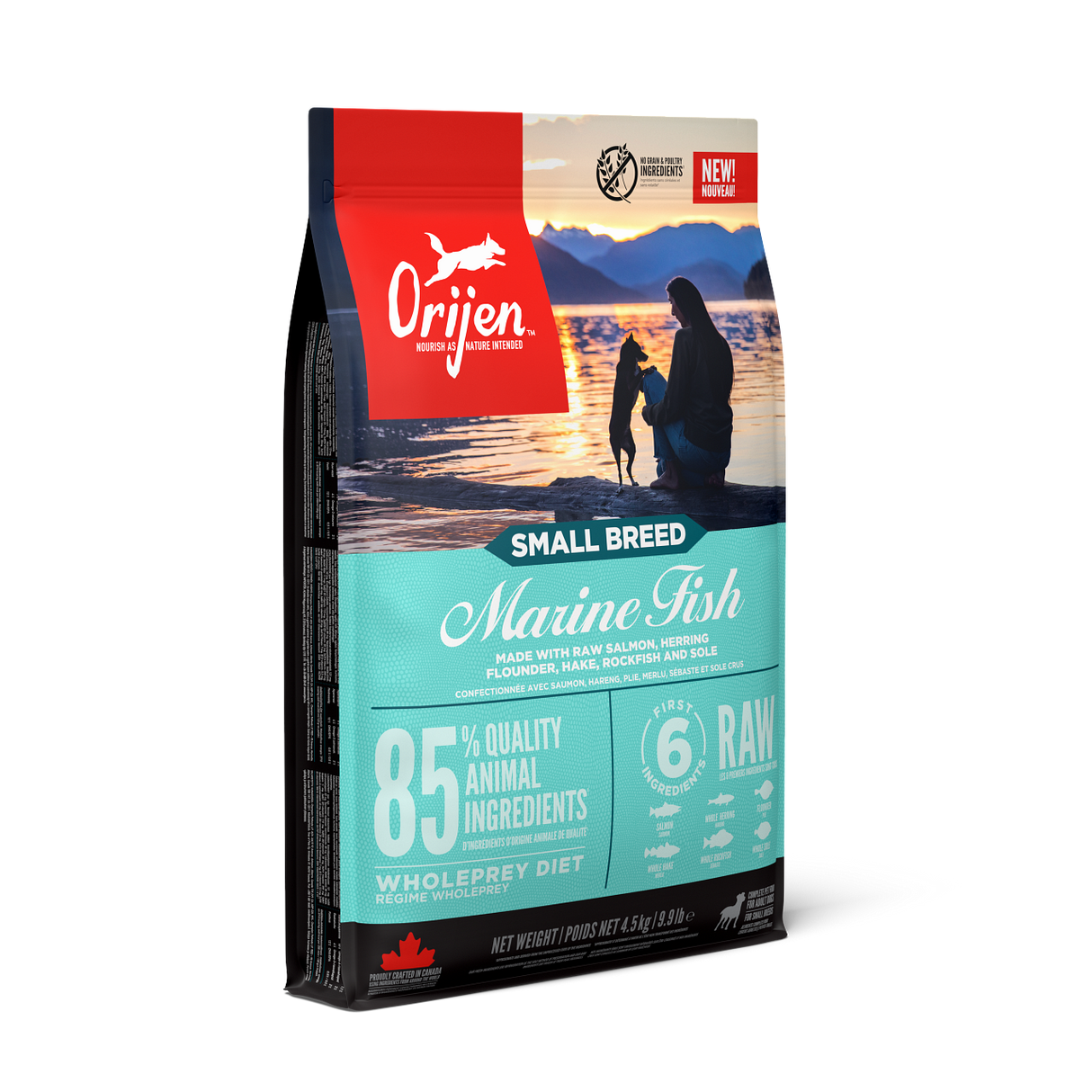 Orijen Small Breed Marine Fish Dry Dog Food - 4.5kg