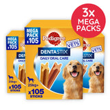 Pedigree Dentastix Daily Adult Dog Treats 315 Dental Sticks