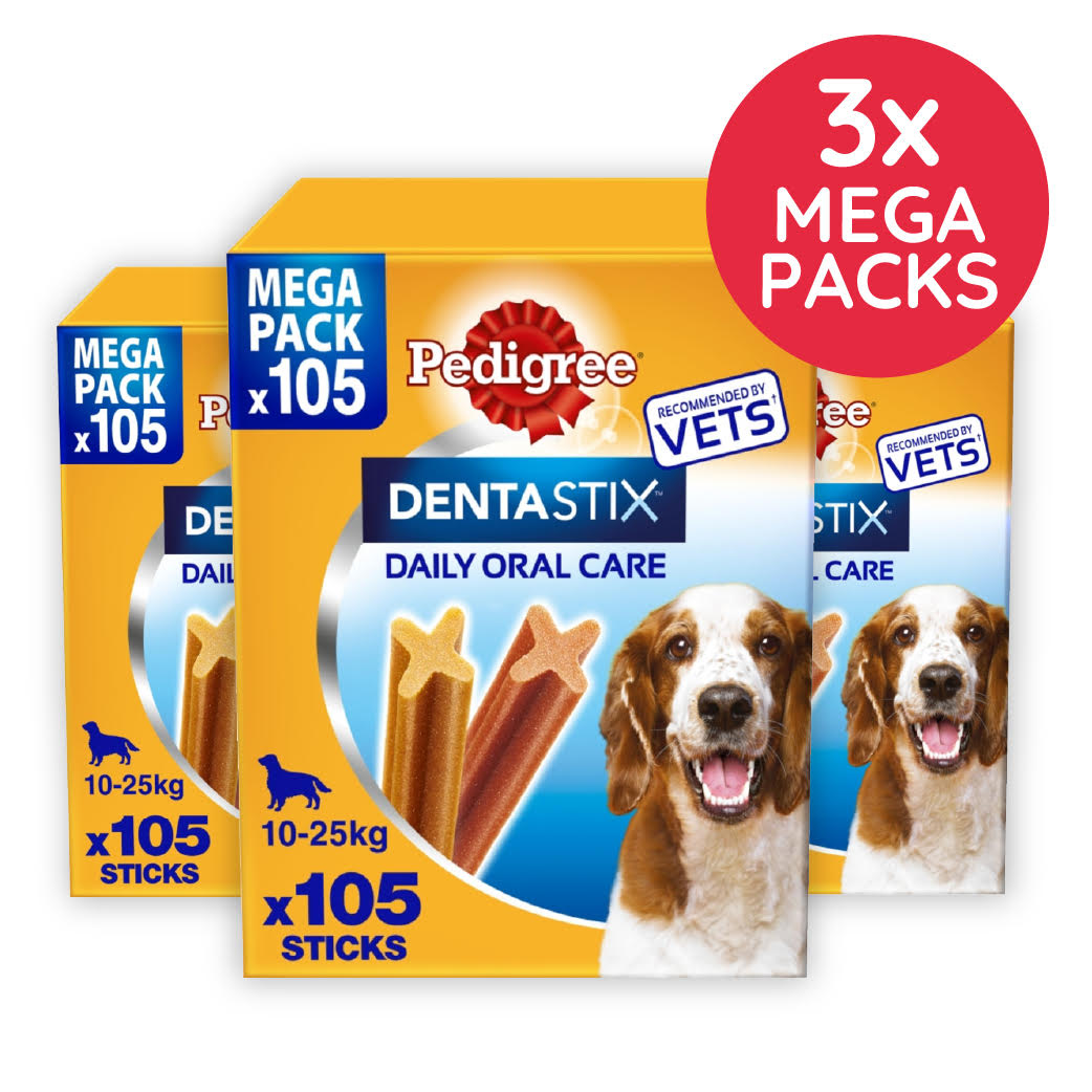 Pedigree Dentastix Daily Adult Dog Treats 315 Dental Sticks