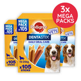 Pedigree Dentastix Daily Adult Dog Treats 315 Dental Sticks