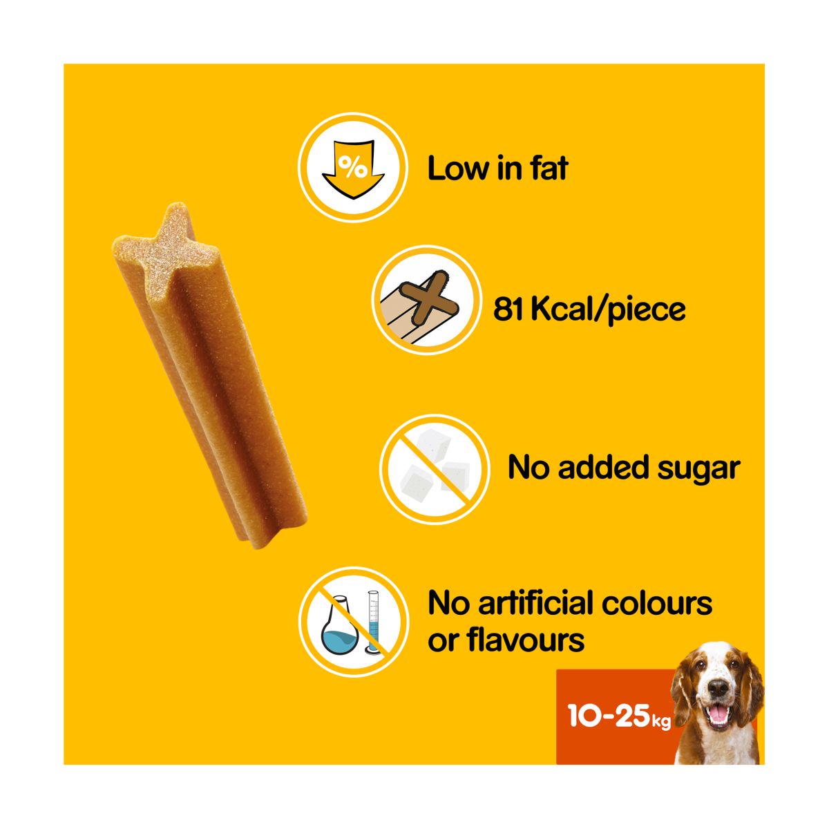 Pedigree Dentastix Daily Adult Medium Dog Treats 105 x Dental Sticks - 2.7kg