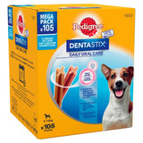 Pedigree Dentastix Daily Adult Small Dog Treats 105 x Dental Sticks - 1.65kg