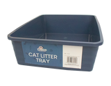 DUKE Plastic Cat Litter Tray - Grey