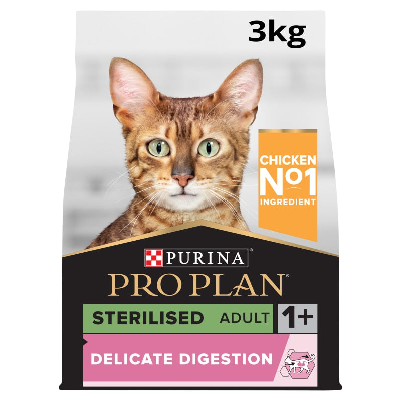 Pro Plan Neutered Delicate Digestion Chicken Dry Cat Food - 3kg
