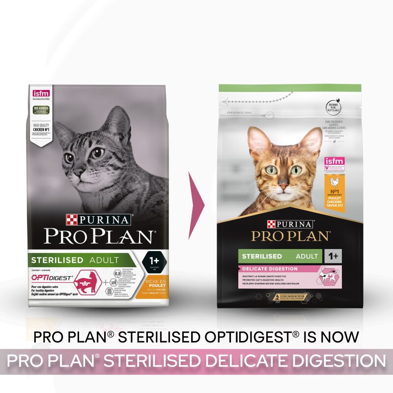 Pro Plan Neutered Delicate Digestion Chicken Dry Cat Food - 3kg