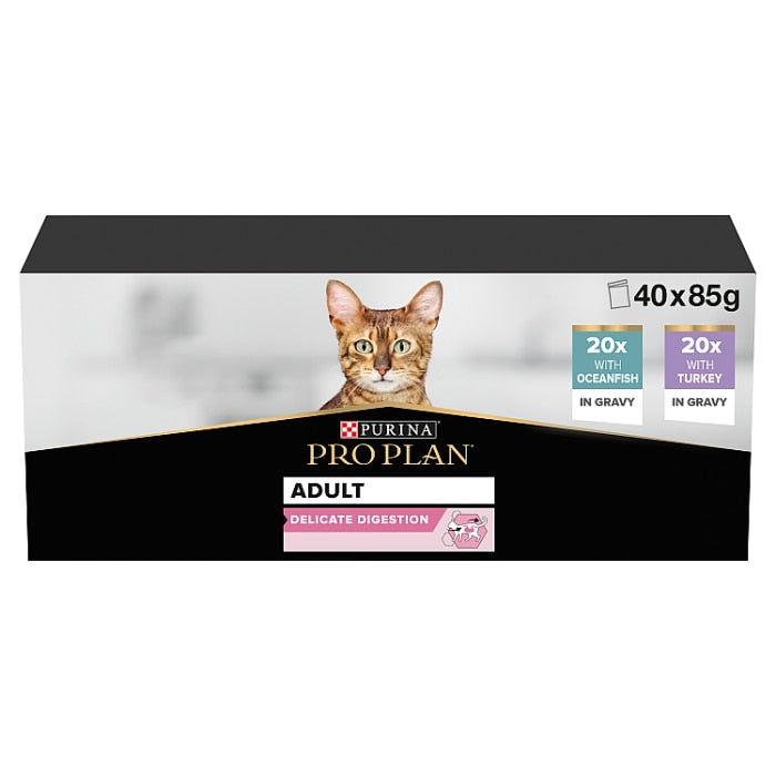 Pro Plan Wet Cat Food & Supplements – Adult, Kitten & Senior Gravy Pouches
