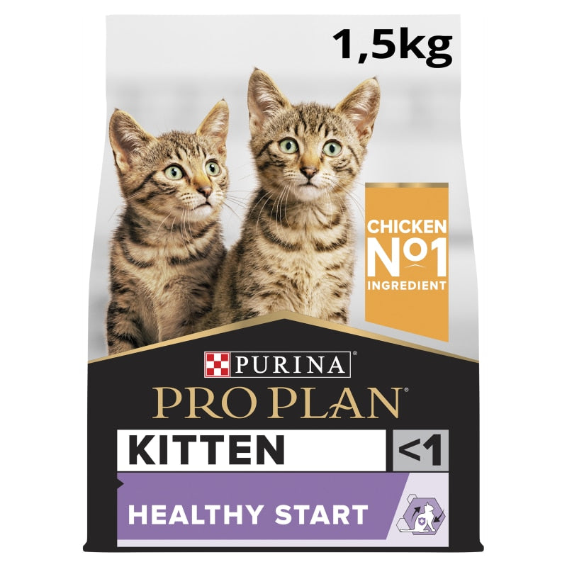 Pro Plan Kitten Healthy Start Chicken Dry Cat Food - 1.5kg