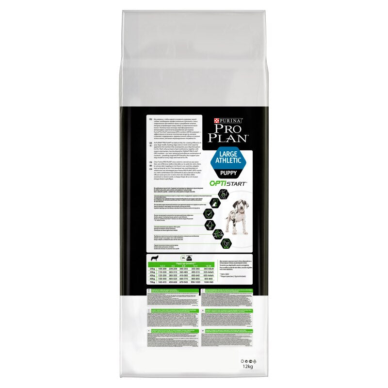 Pro Plan Large Athletic Puppy Healthy Start Chicken Dry Dog Food - 12kg