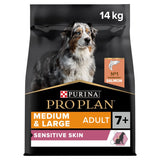 Pro Plan Medium & Large Senior 7+ Sensitive Skin Salmon Dry Dog Food - 14kg