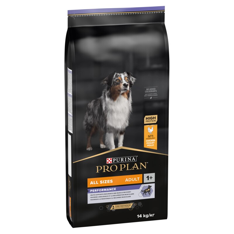 Pro Plan All Sizes Performance Chicken Dry Dog Food - 14kg