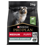 PRO PLAN Medium Puppy Dry Dog Food Sensitive Digestion Rich in Lamb - 3kg