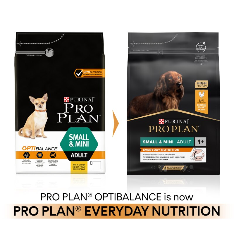 PRO PLAN Small & Mini Adult Dry Dog Food Everyday Nutrition Rich in Chicken - 3kg