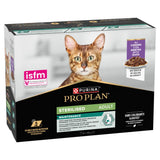 Pro Plan Sterilised Maintenance Duck in Gravy Wet Cat Food Pouches - 10 x 85g