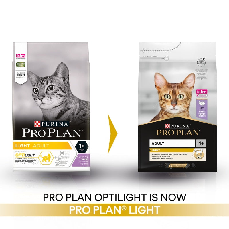 Pro Plan Cat Turkey & Rice Light Dry Cat Food - 3kg