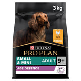 PRO PLAN Small & Mini Adult Senior Dry Dog Food Age Defence 9+ Rich in Chicken - 3kg