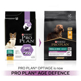 PRO PLAN Small & Mini Adult Senior Dry Dog Food Age Defence 9+ Rich in Chicken - 3kg
