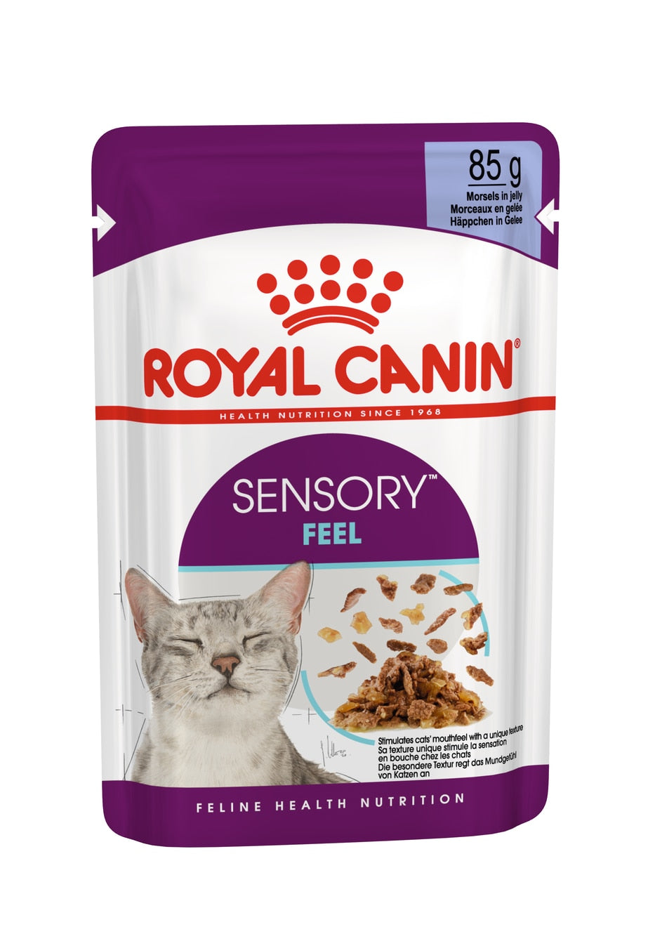 Royal Canin Adult Sensory Feel In Jelly Wet Cat Food Pouches - 12 x 85g