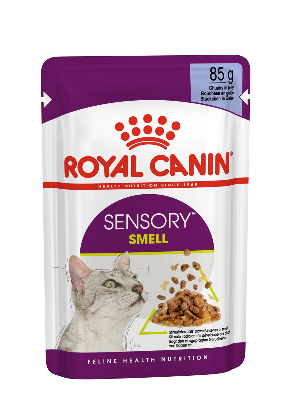 Royal Canin Adult Sensory Smell In Jelly Wet Cat Food Pouches - 12 x 85g