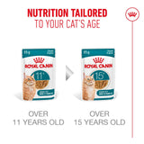 Royal Canin Ageing 11+ Senior Wet Cat Food Chunks In Gravy - 48 x 85g