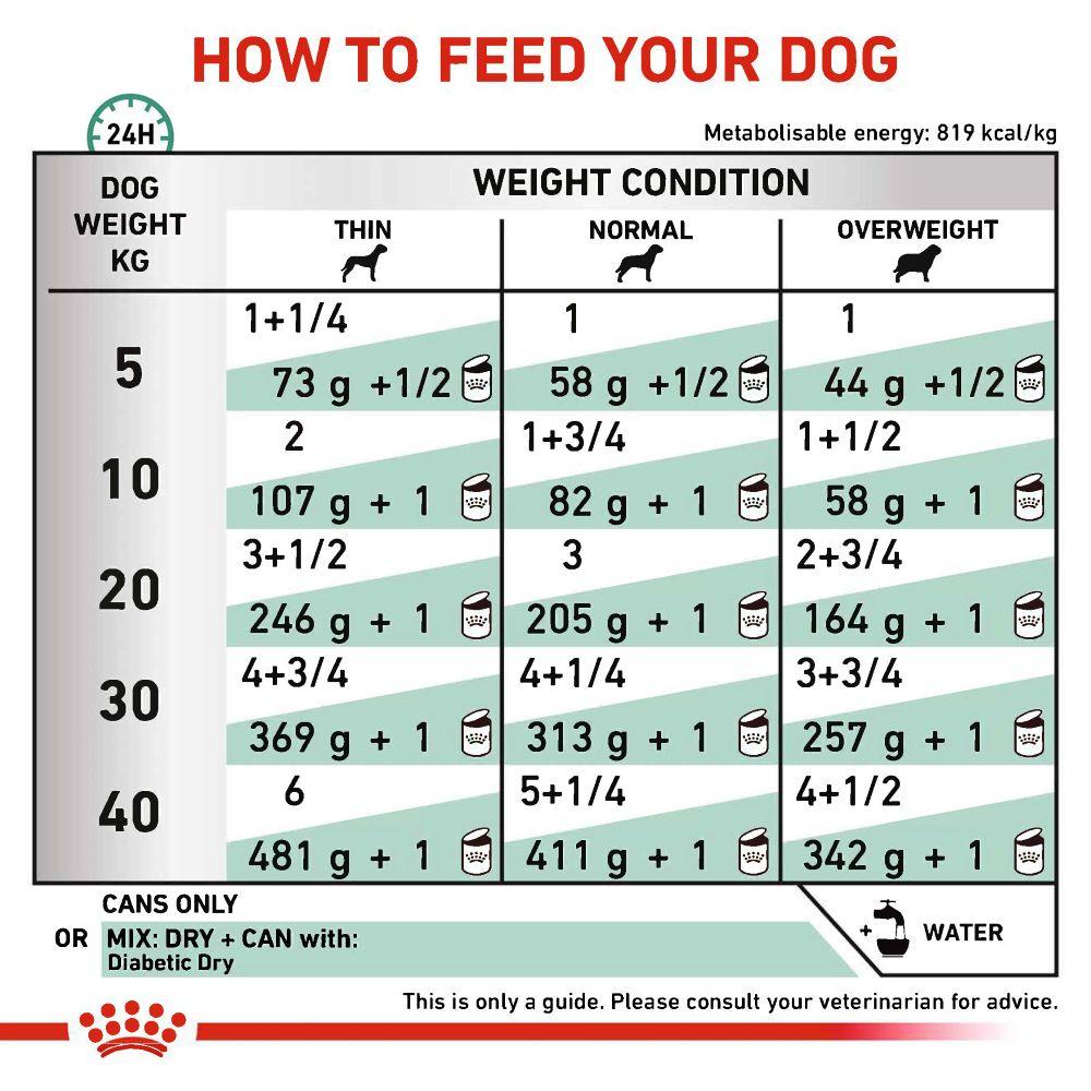 Royal Canin Diabetic Special Low Carbohydrate Loaf Adult Wet Dog Food Tins - 12 x 410g