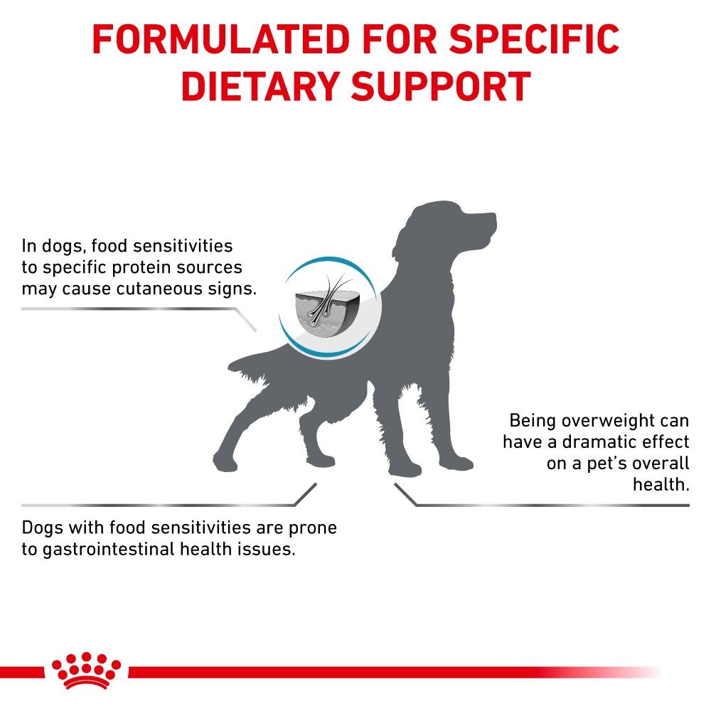 Royal Canin Hypoallergenic Moderate Calorie Adult Dry Dog Food - 1.5kg