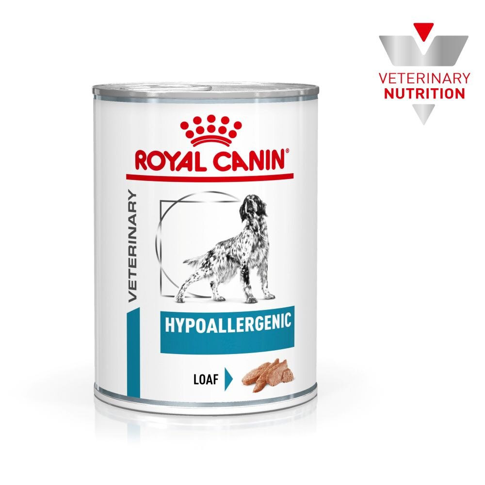 Royal Canin Hypoallergenic Adult Wet Dog Food In Loaf - 12 x 400G