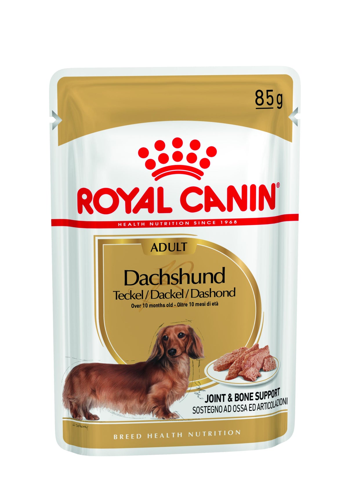 Royal Canin Dachshund Adult Wet Dog Food Pouches - 12 x 85g
