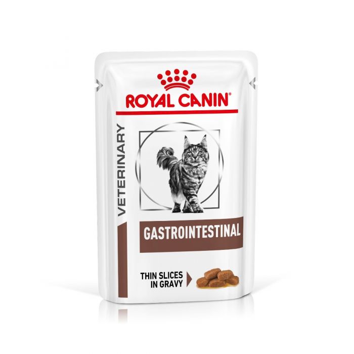 Royal Canin Veterinary Diet Feline Gastrointestinal Wet Cat Food Pouches -