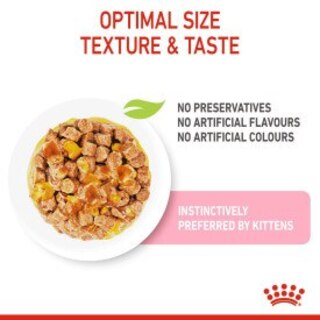 Royal Canin Feline Health Nutrition Kitten Wet Cat Food In Jelly - 48 x 85g