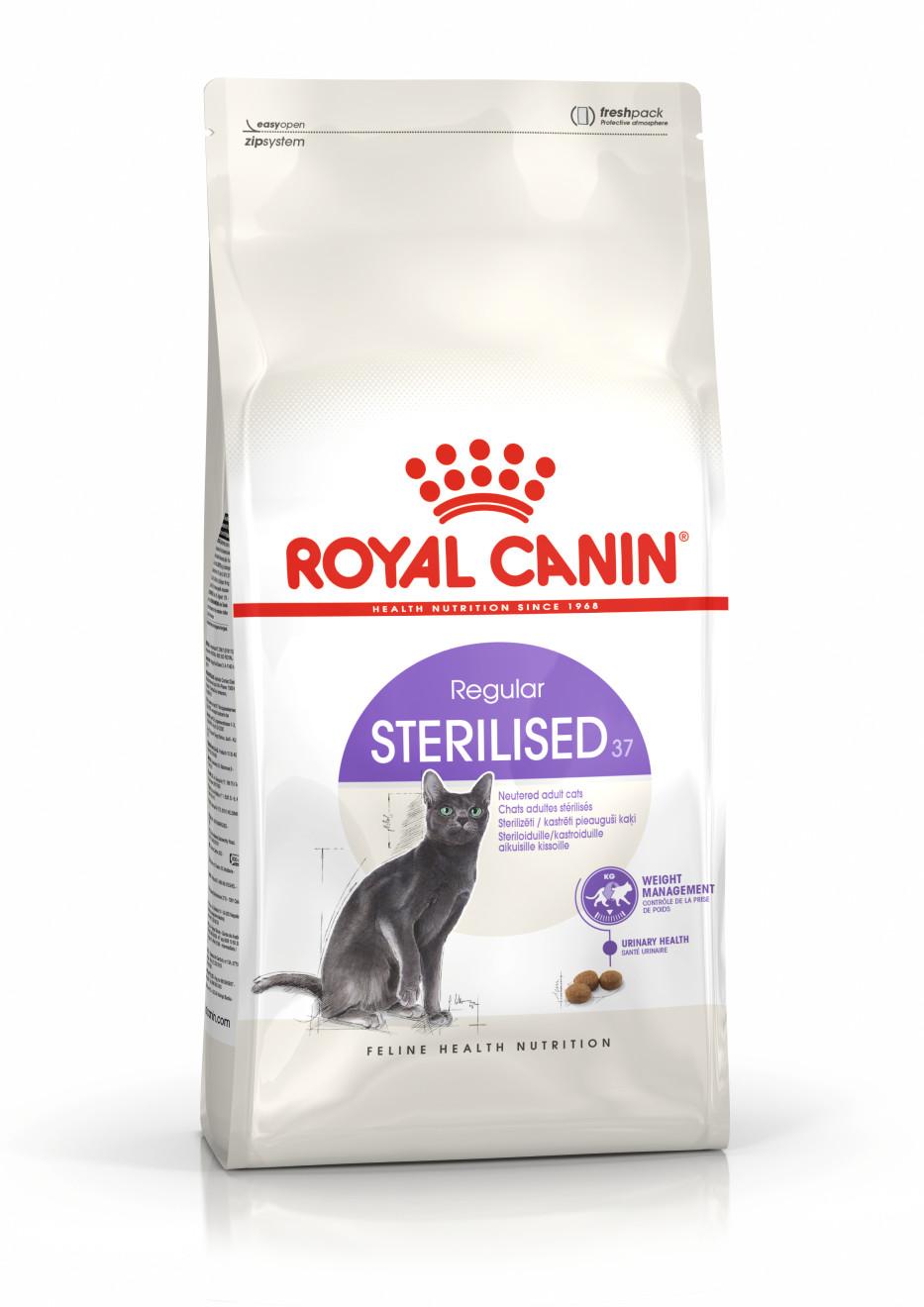 Royal Canin Feline Health Nutrition Sterilised 37 Adult Dry Cat Food - 400g