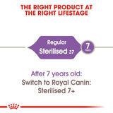 Royal Canin Feline Health Nutrition Sterilised 37 Adult Dry Cat Food - 400g