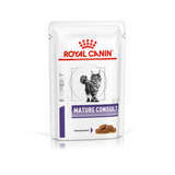 Royal Canin Veterinary Diet Feline Mature Consult Wet Cat Pouches - 48 x 85g