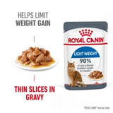 Royal Canin Light Weight Care in Gravy Adult Wet Cat Food - 12 x 85g