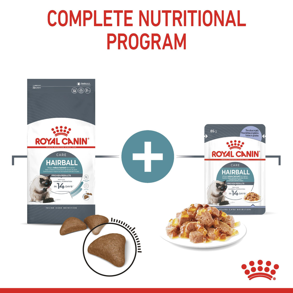 Royal Canin Hairball Care Wet Cat Food In Jelly - 12x85g