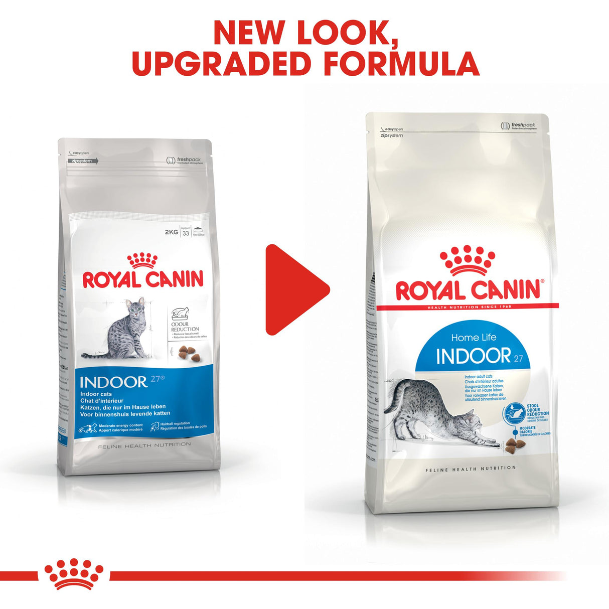 Royal Canin Feline Health Nutrition Indoor 27 Adult Dry Cat Food - 4kg